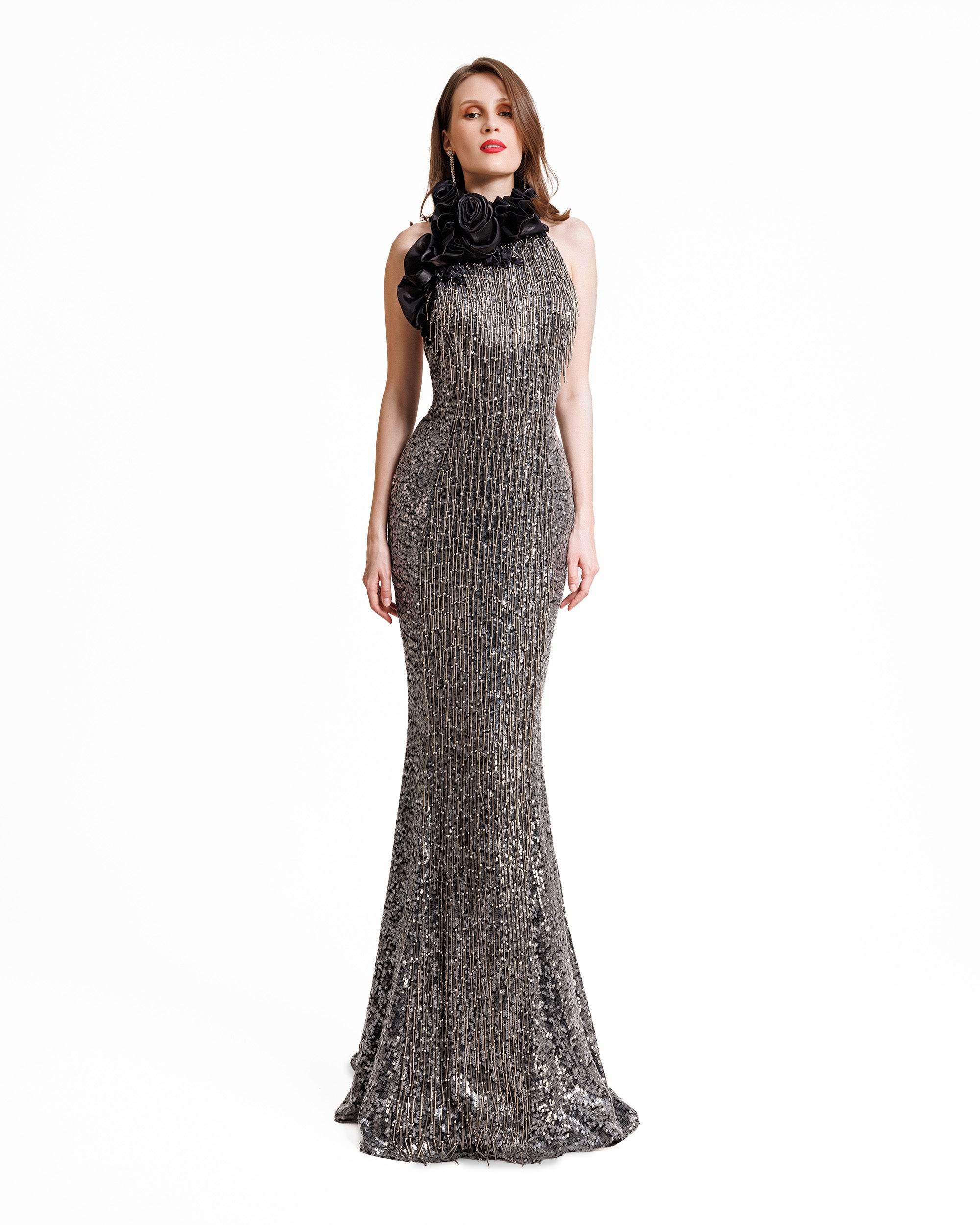luxurious evening dress mabinogi Marsoni MV1344 Mother of the Bride Long Formal Dress