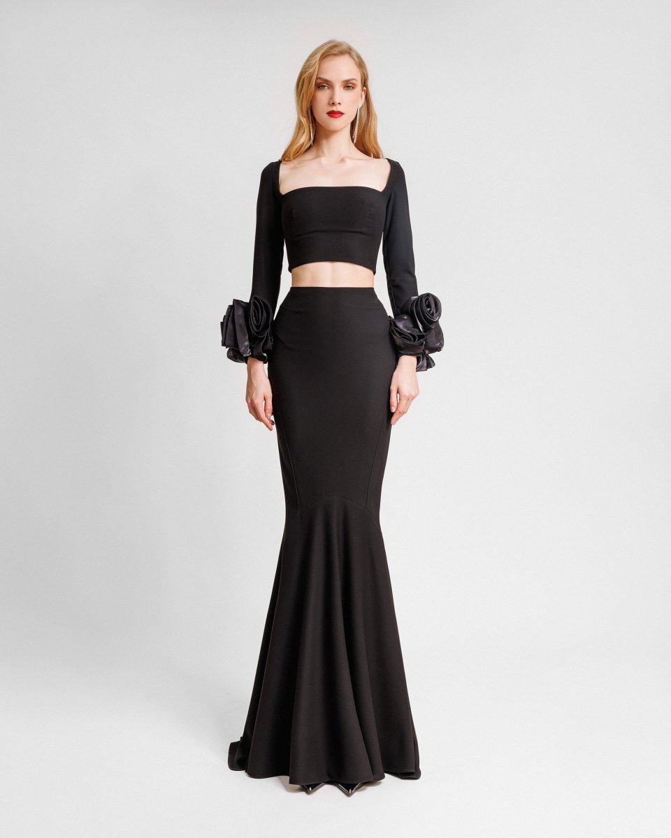 green emerald velvet dress Gemy Maalouf | Evening Dresses