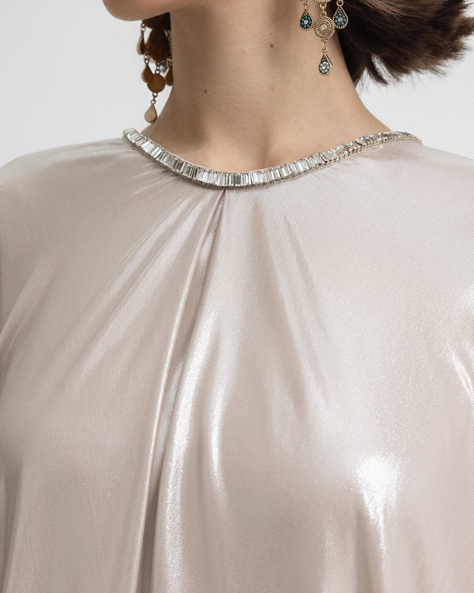 Draped Dropped - Down Back Kaftan - Gemy Maalouf