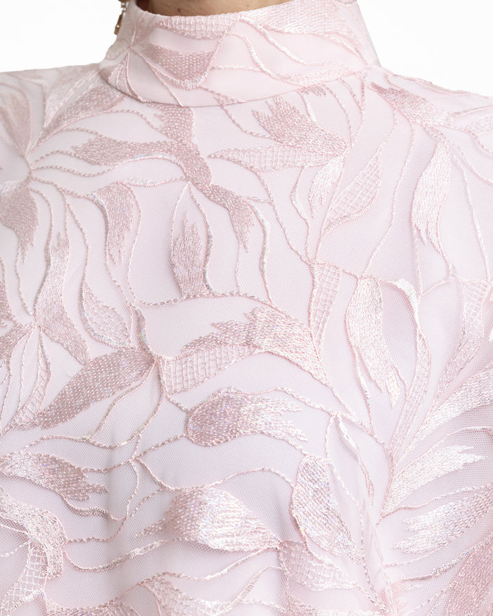 Loose-Cut with Ruffled Hemline Kaftan