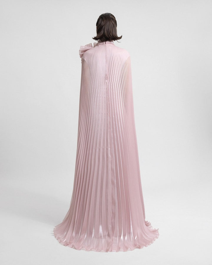 Kaftan with Draped Flower - Gemy Maalouf