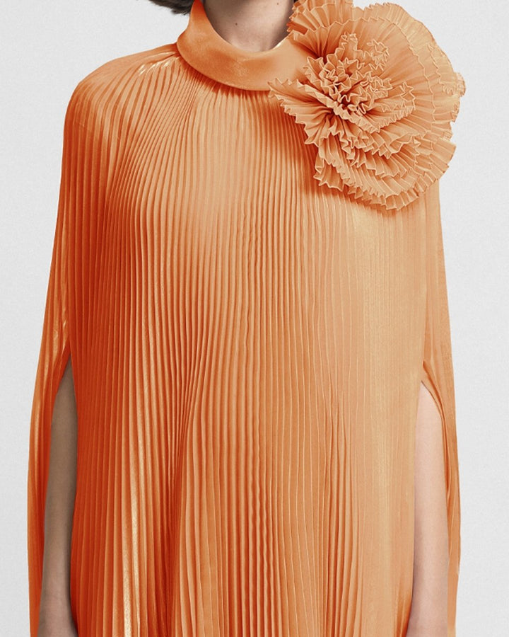 Kaftan with Draped Flower - Gemy Maalouf