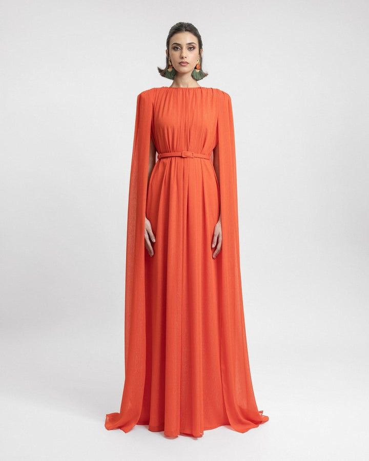Structured Shoulders Kaftan - Gemy Maalouf