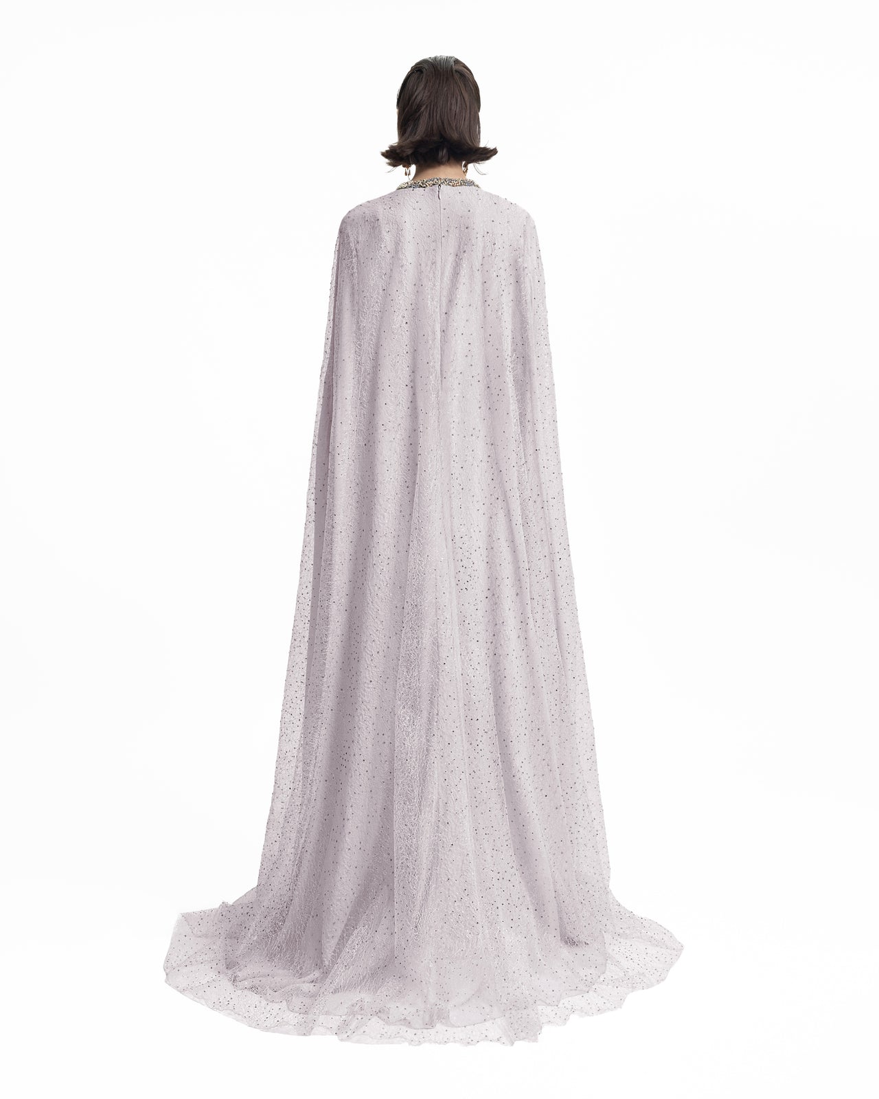 Loose-Cut Light Lilac Kaftan