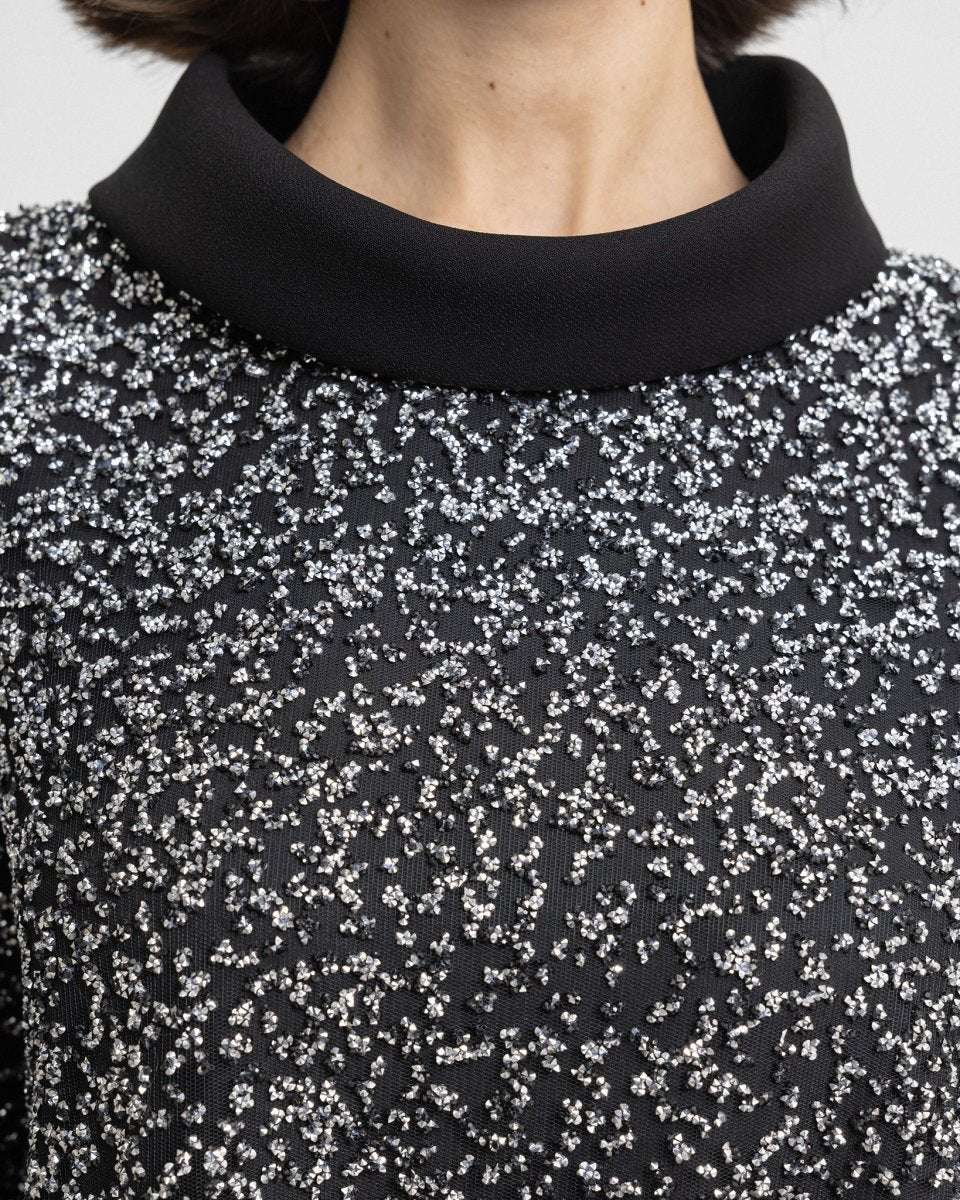 3/4 Sleeves Beaded kaftan - Gemy Maalouf