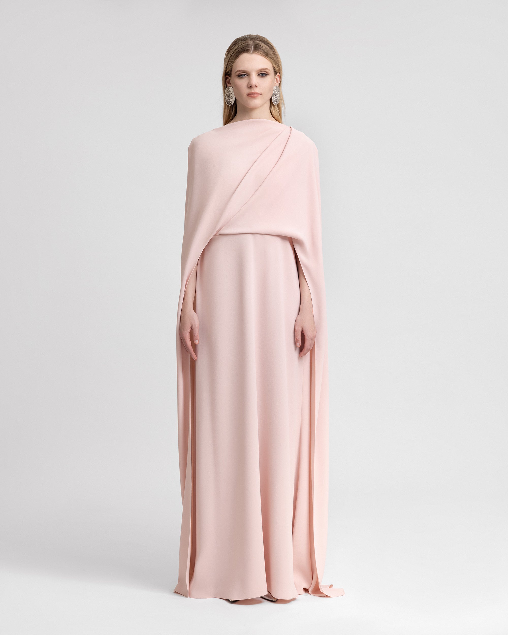 Draped Long Kaftan