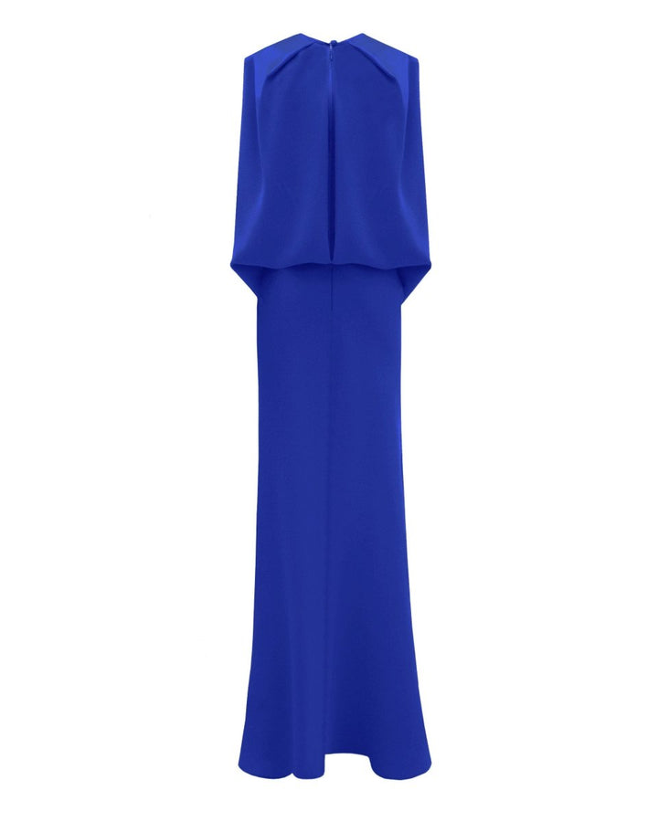 Slim Cut Royal Blue Dress - Gemy Maalouf
