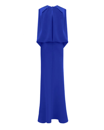 Slim Cut Royal Blue Dress