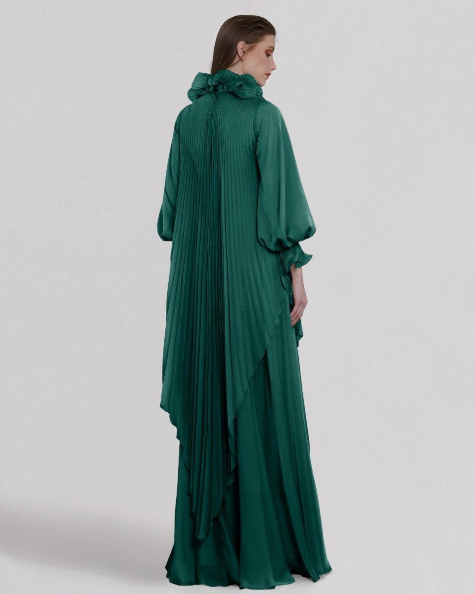 Loose Cut Petrol Kaftan - Gemy Maalouf