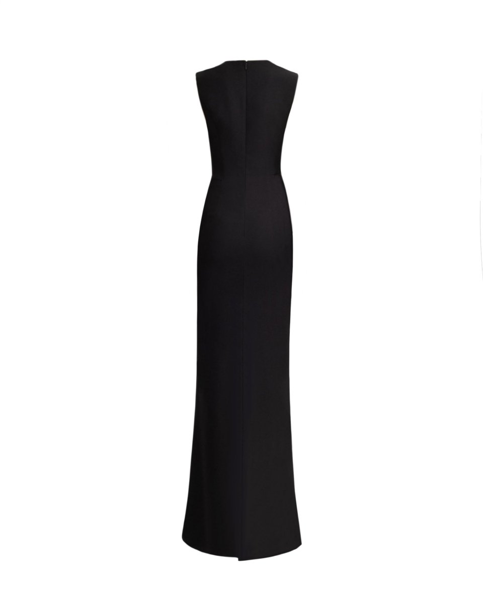 Structured Cut - Out Crepe Dress - Gemy Maalouf