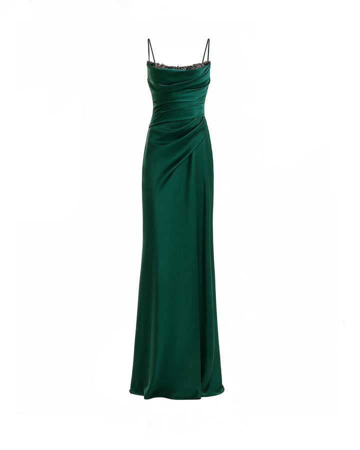 Beaded Neckline Dress