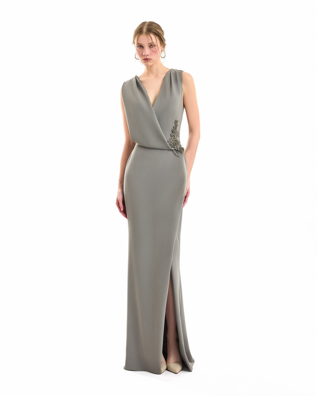V-Neck Wrap Dress
