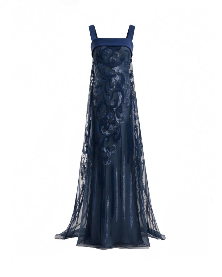 Sheer Overlay Dress