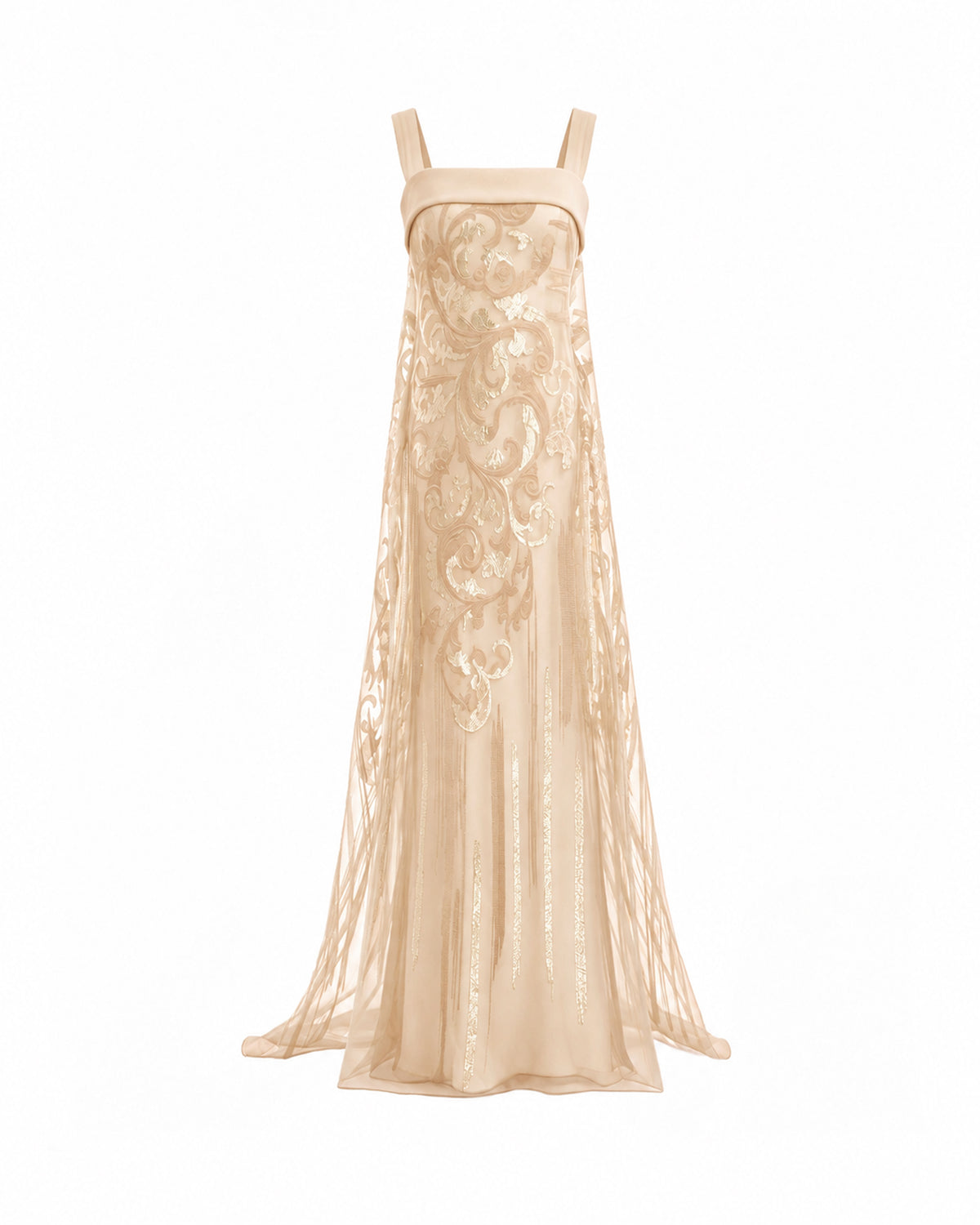 Sheer Overlay Dress