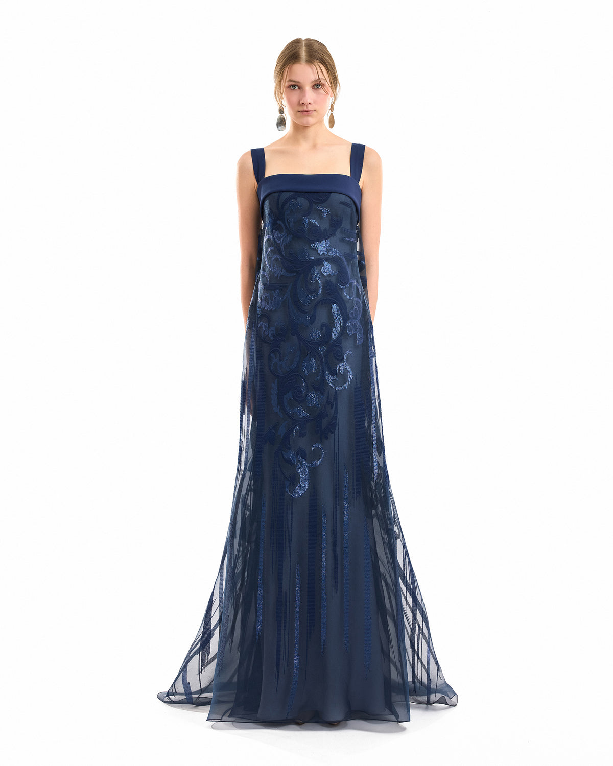 Sheer Overlay Dress