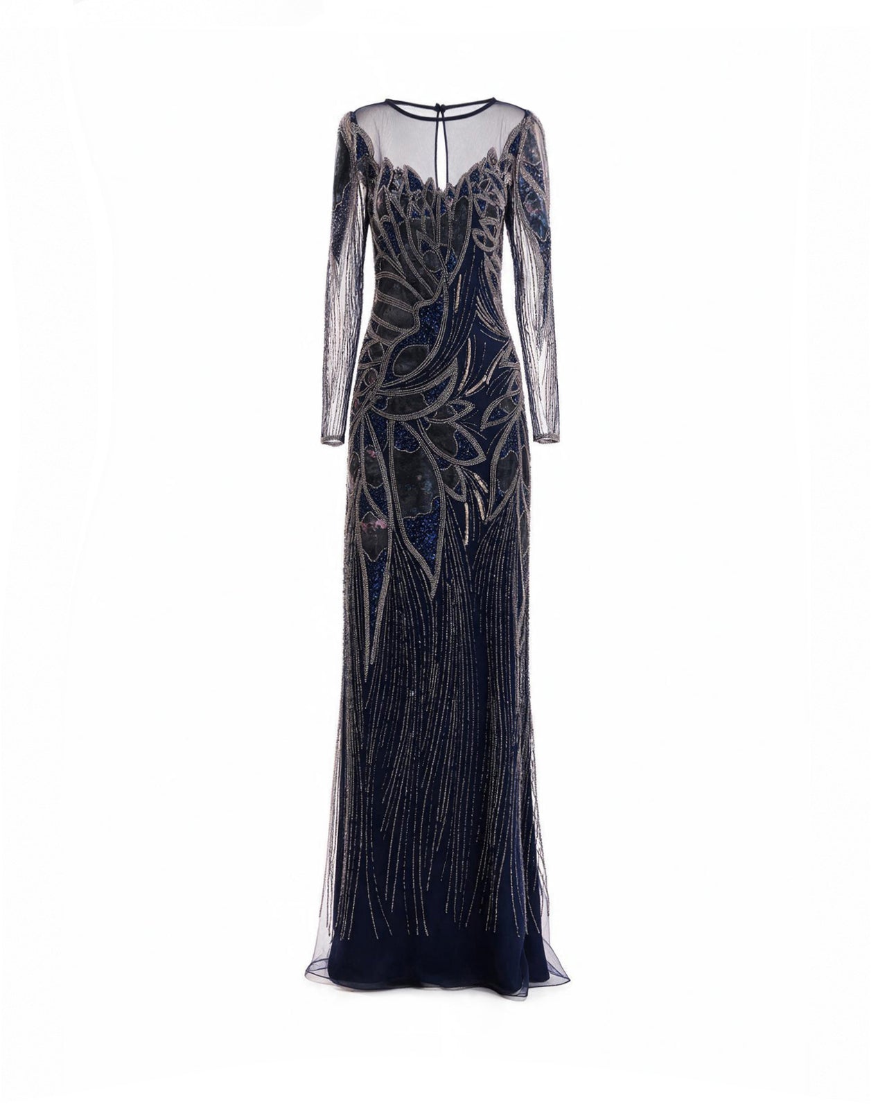 Beaded Illusion Dress