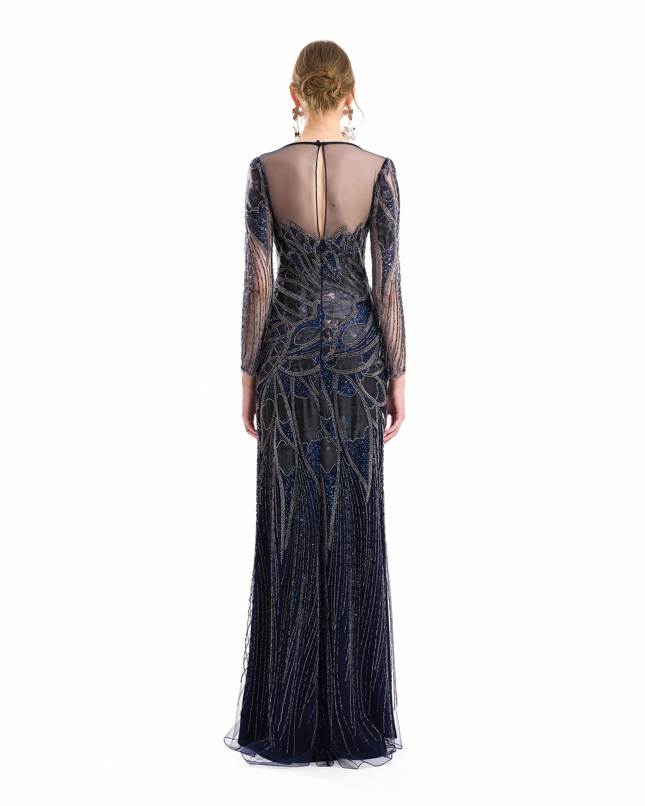 Beaded Illusion Dress