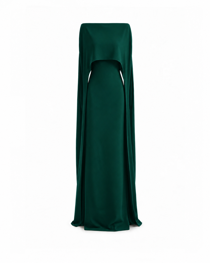 Cape Overlay Dress