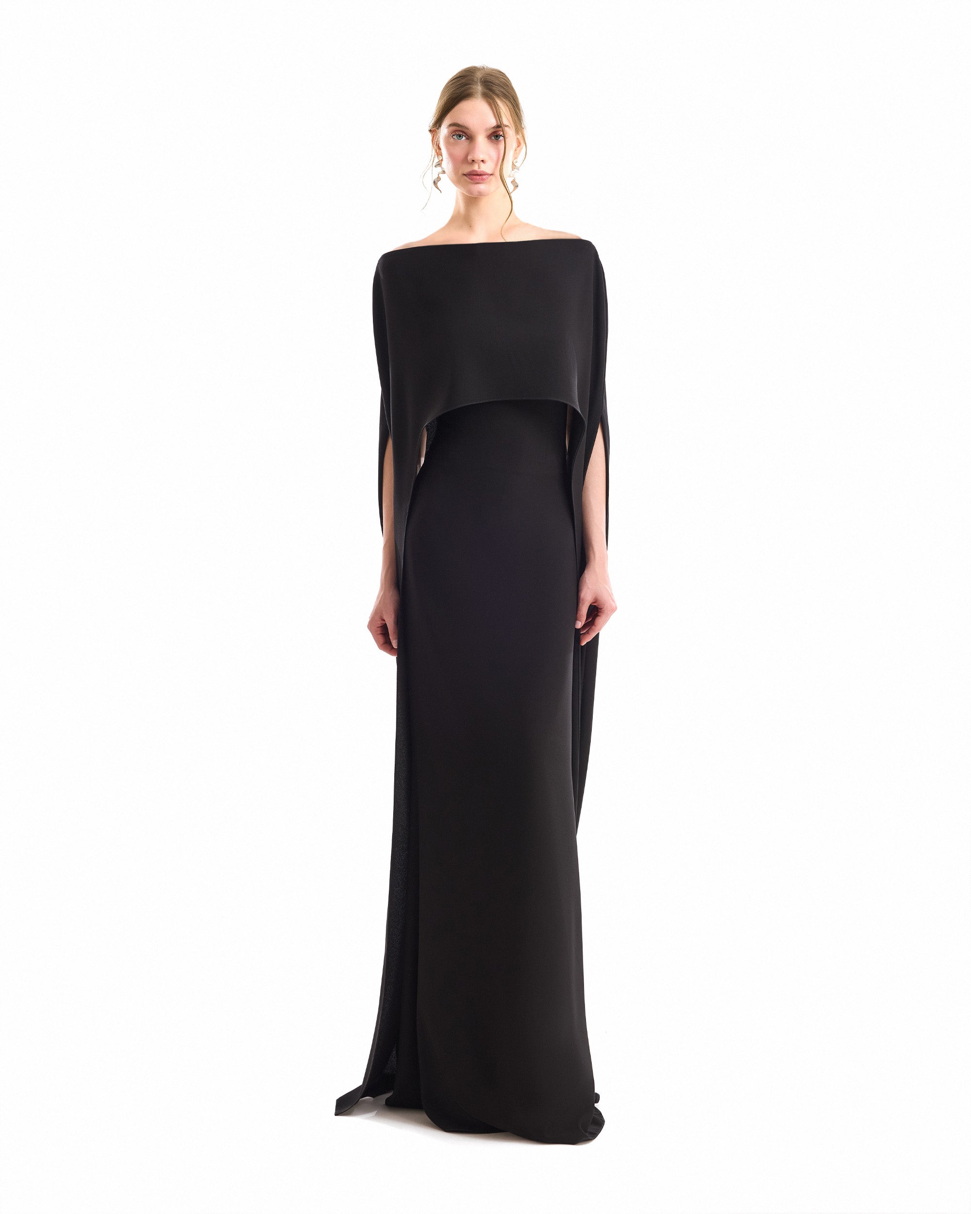 Cape Overlay Dress