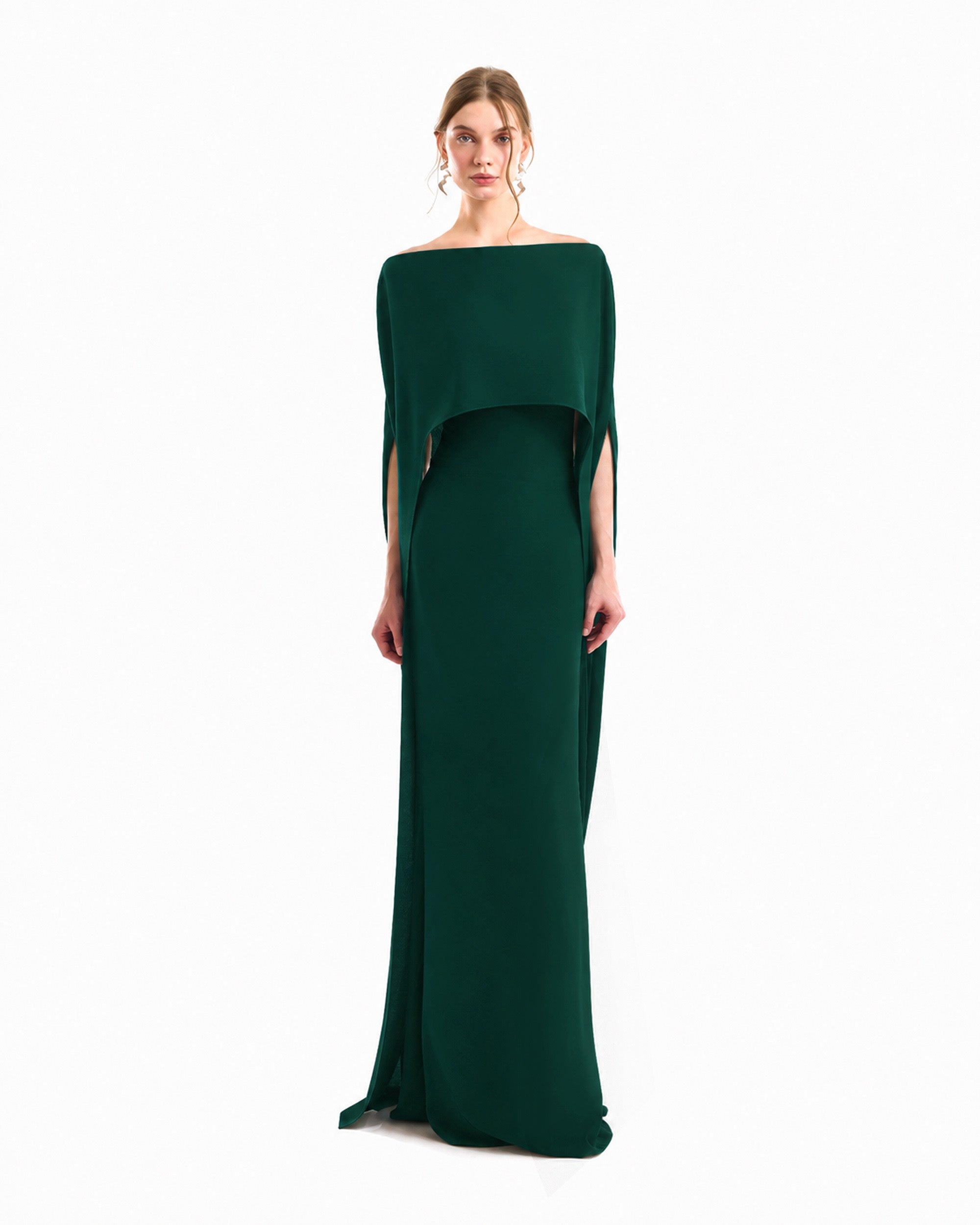 Cape Overlay Dress