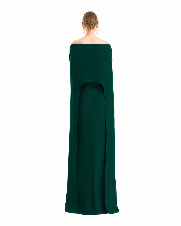 Cape Overlay Dress