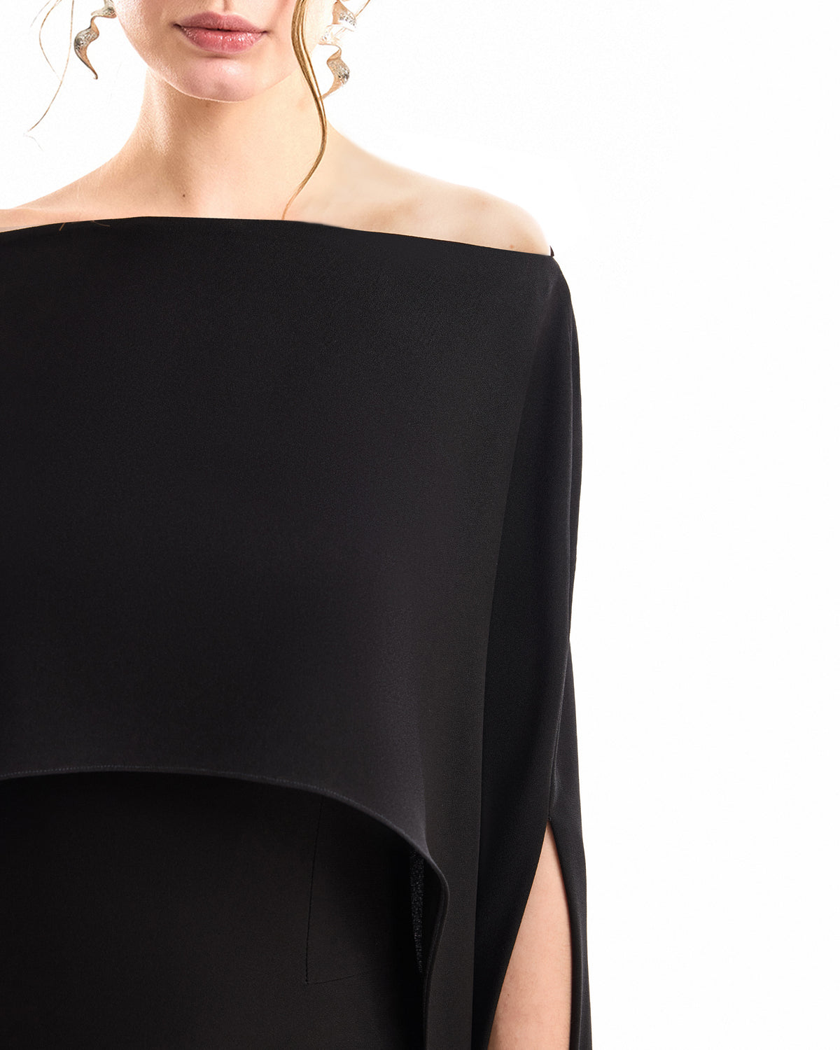 Cape Overlay Dress
