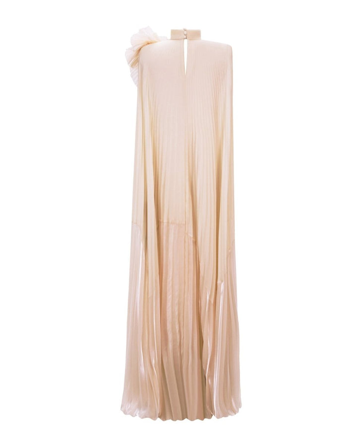 Embellished Draped Flower Kaftan - Gemy Maalouf