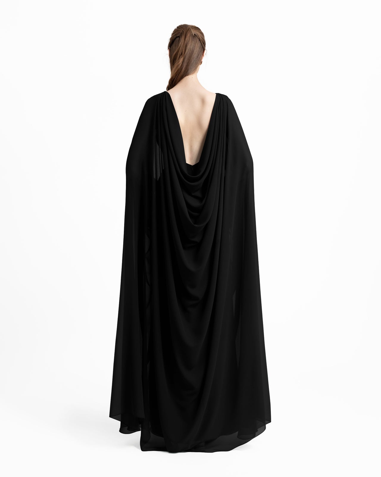 Gemy Maalouf | Evening dresses | Black Beaded Round-Neckline Dress Gemy Maalouf | Evening dresses | Black Beaded Round-Neckline Dress