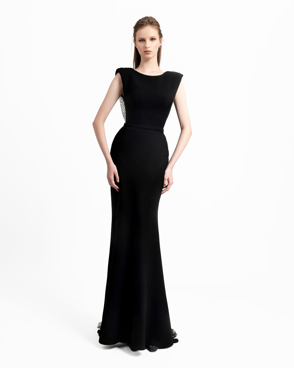 Open Back Slim-Cut Dress
