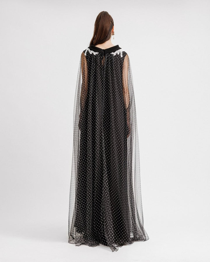 Fold - over Neckline Kaftan - Gemy Maalouf