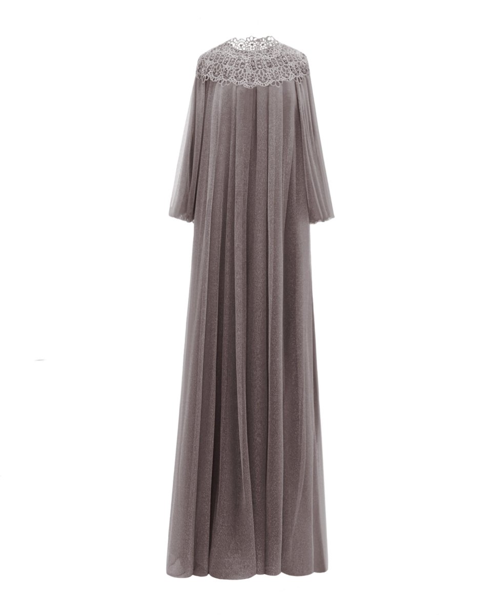 Loose - Cut Grey Kaftan - Gemy Maalouf