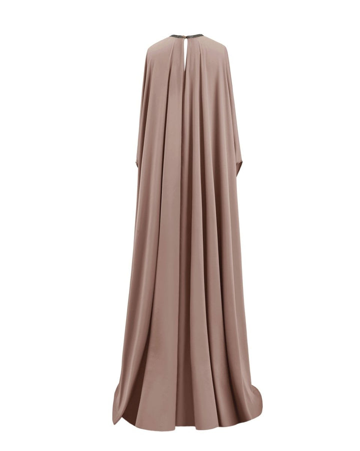 Taupe Kaftan - Gemy Maalouf