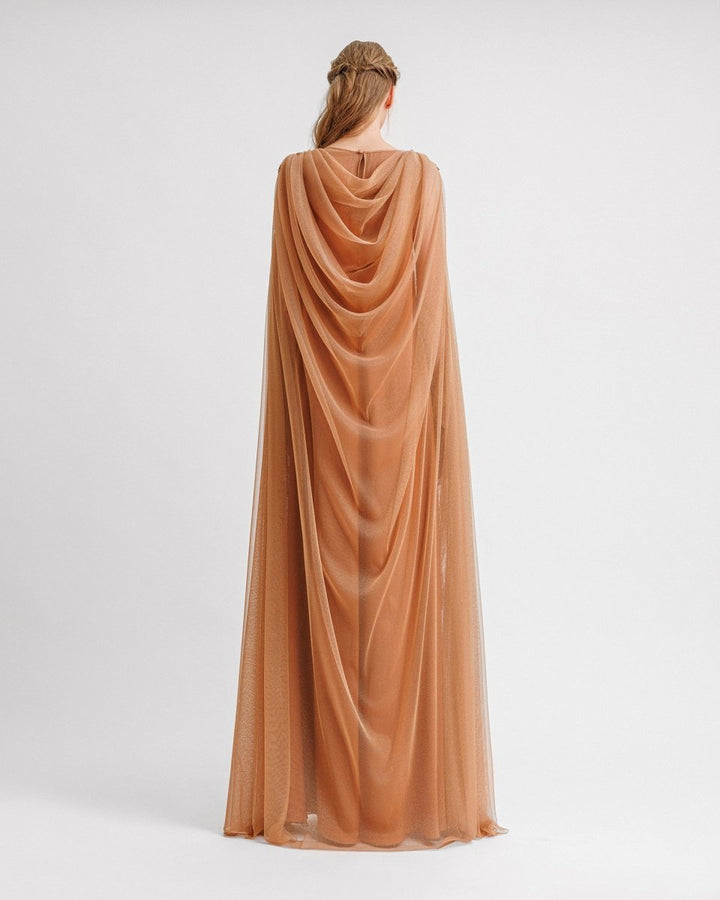 Draped Back Loose - Cut Kaftan - Gemy Maalouf