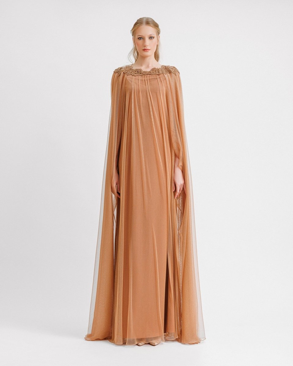 Draped Back Loose - Cut Kaftan - Gemy Maalouf