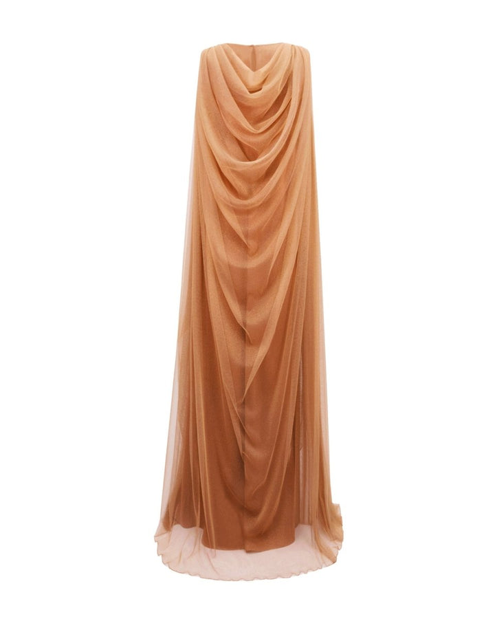 Draped Back Loose - Cut Kaftan - Gemy Maalouf