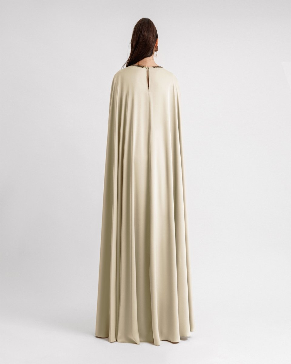 V - neckline Kaftan - Gemy Maalouf