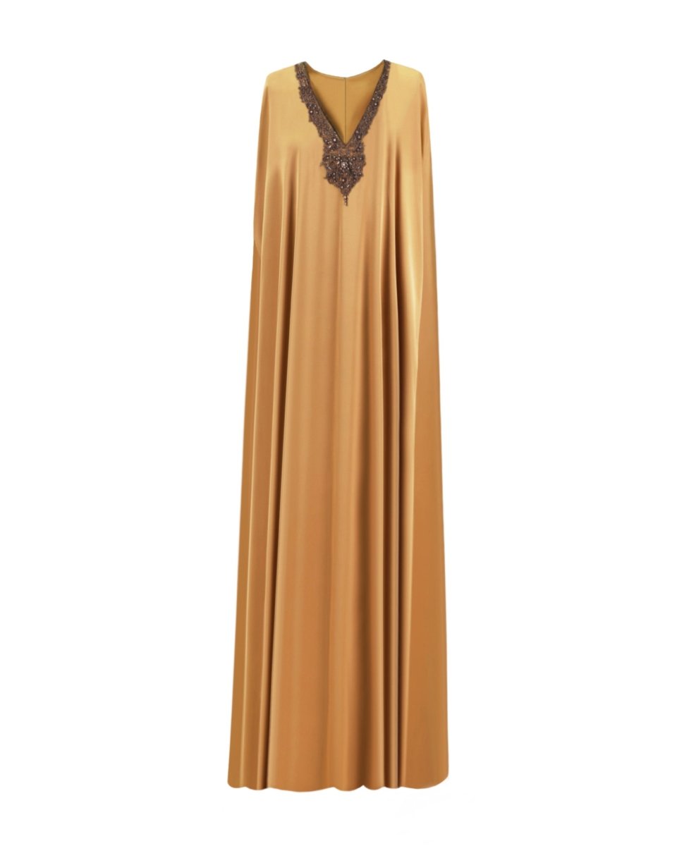 V - neckline Kaftan - Gemy Maalouf