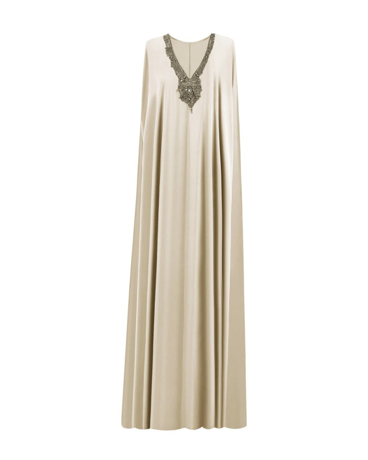 V - neckline Kaftan - Gemy Maalouf