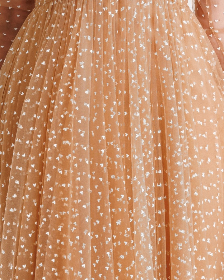 Off - the - shoulders Draped Neckline Dress - Gemy Maalouf