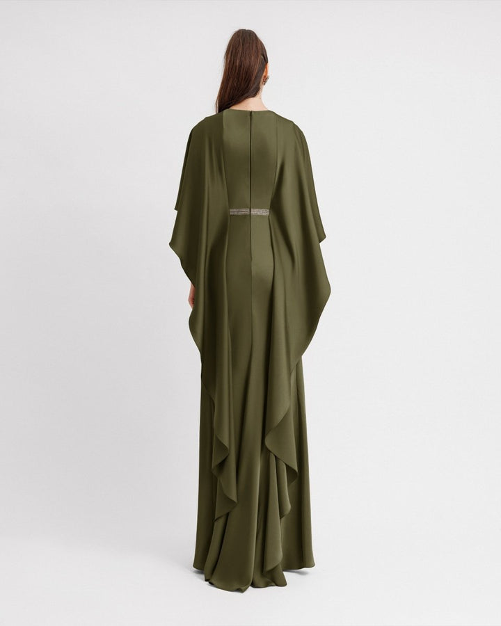 V - neckline Dress - Gemy Maalouf