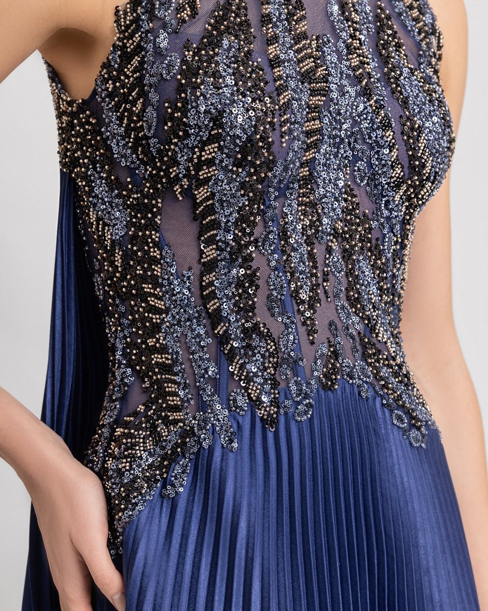 Loose Plissé Skirt Dress - Gemy Maalouf