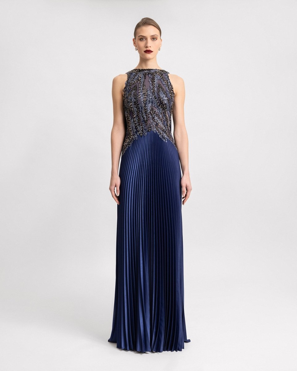 Loose Plissé Skirt Dress - Gemy Maalouf