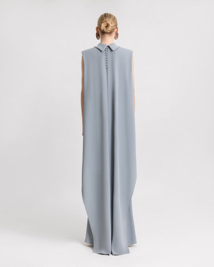 Padded Shoulders Dress - Gemy Maalouf
