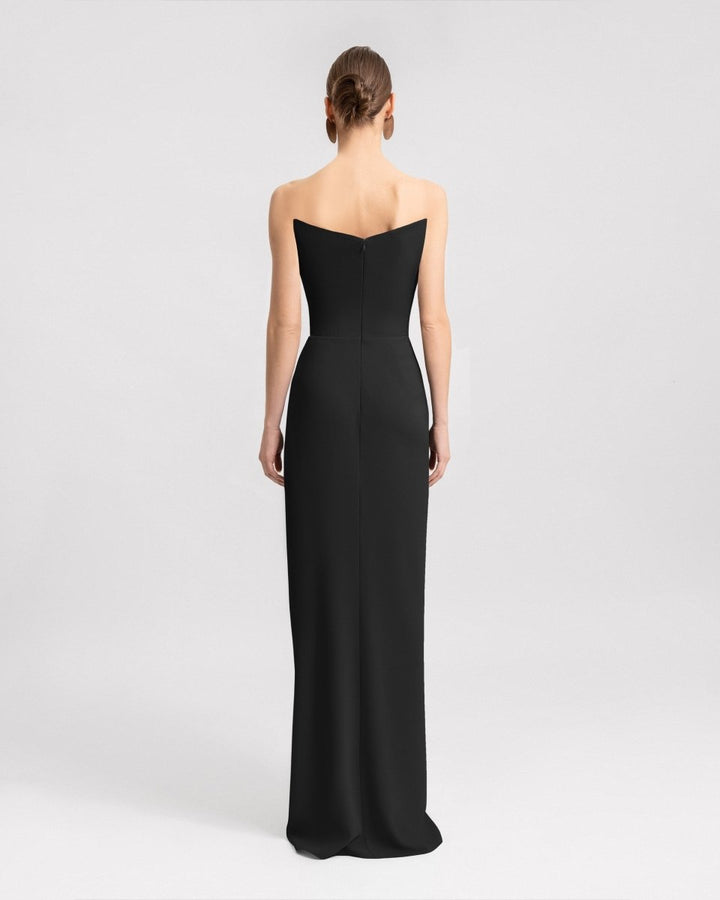 Strapless Draped Dress - Gemy Maalouf