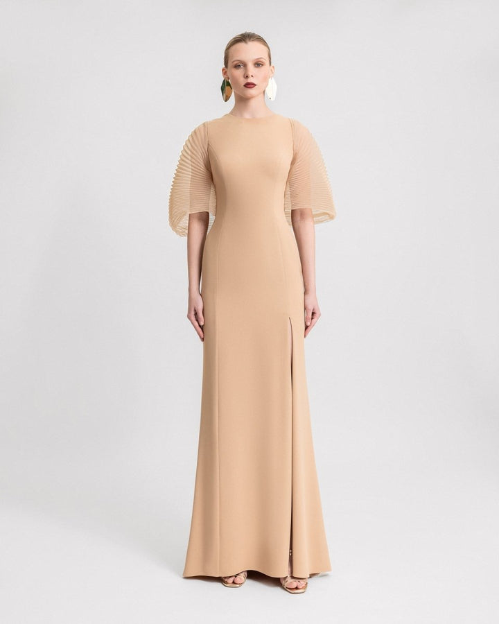 Back Bow Detail Dress - Gemy Maalouf