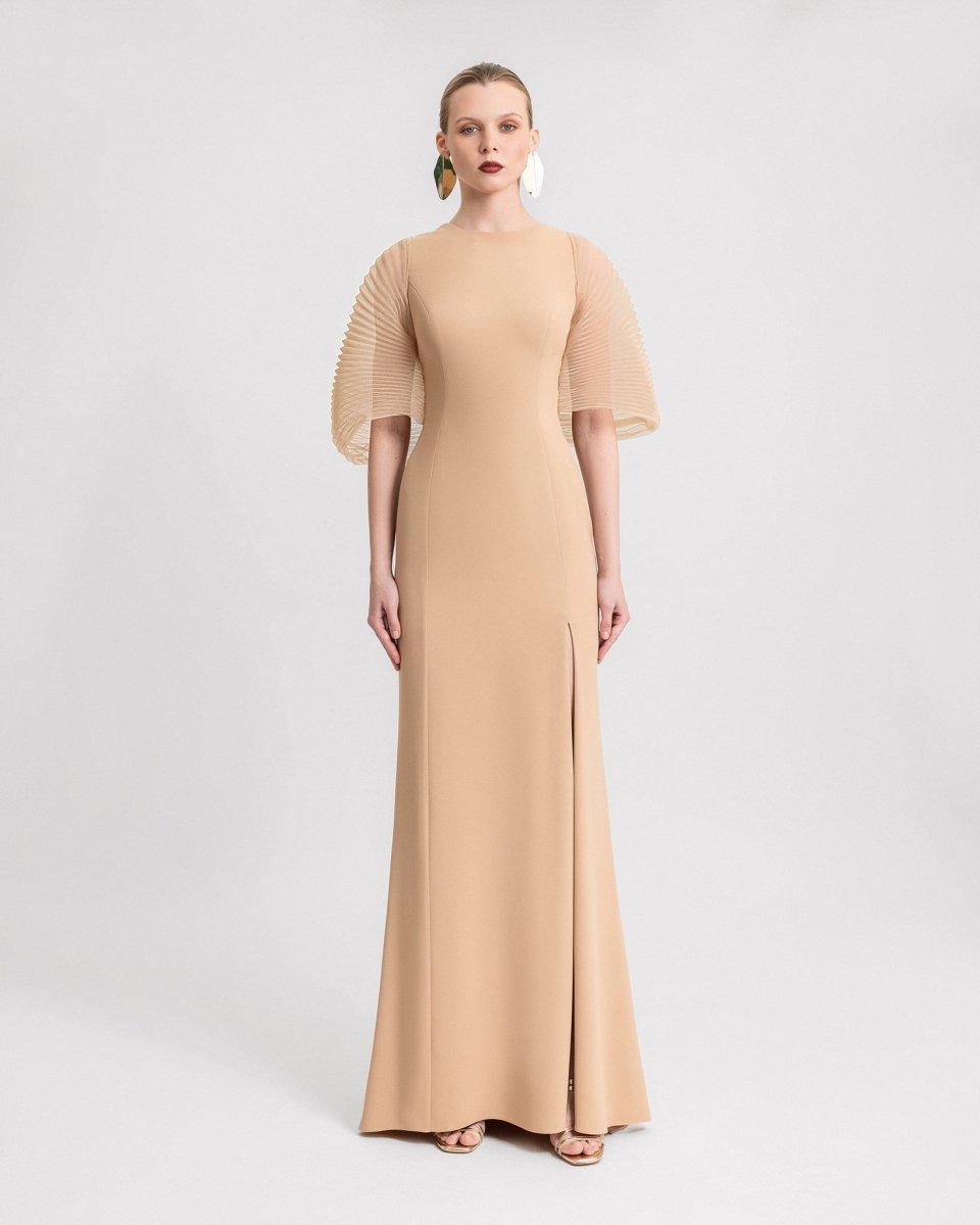 Back Bow Detail Dress - Gemy Maalouf