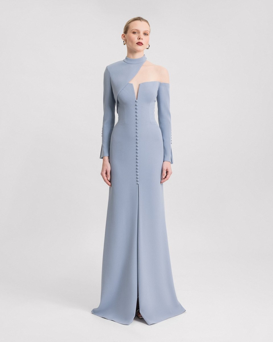 Button - Down Front Dress - Gemy Maalouf