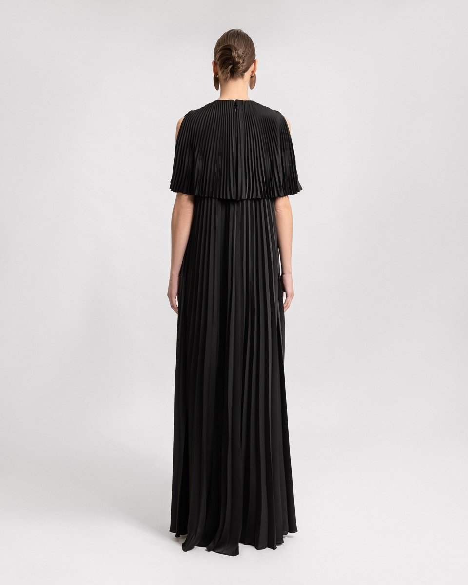 Loose - Cut Plissé Dress - Gemy Maalouf