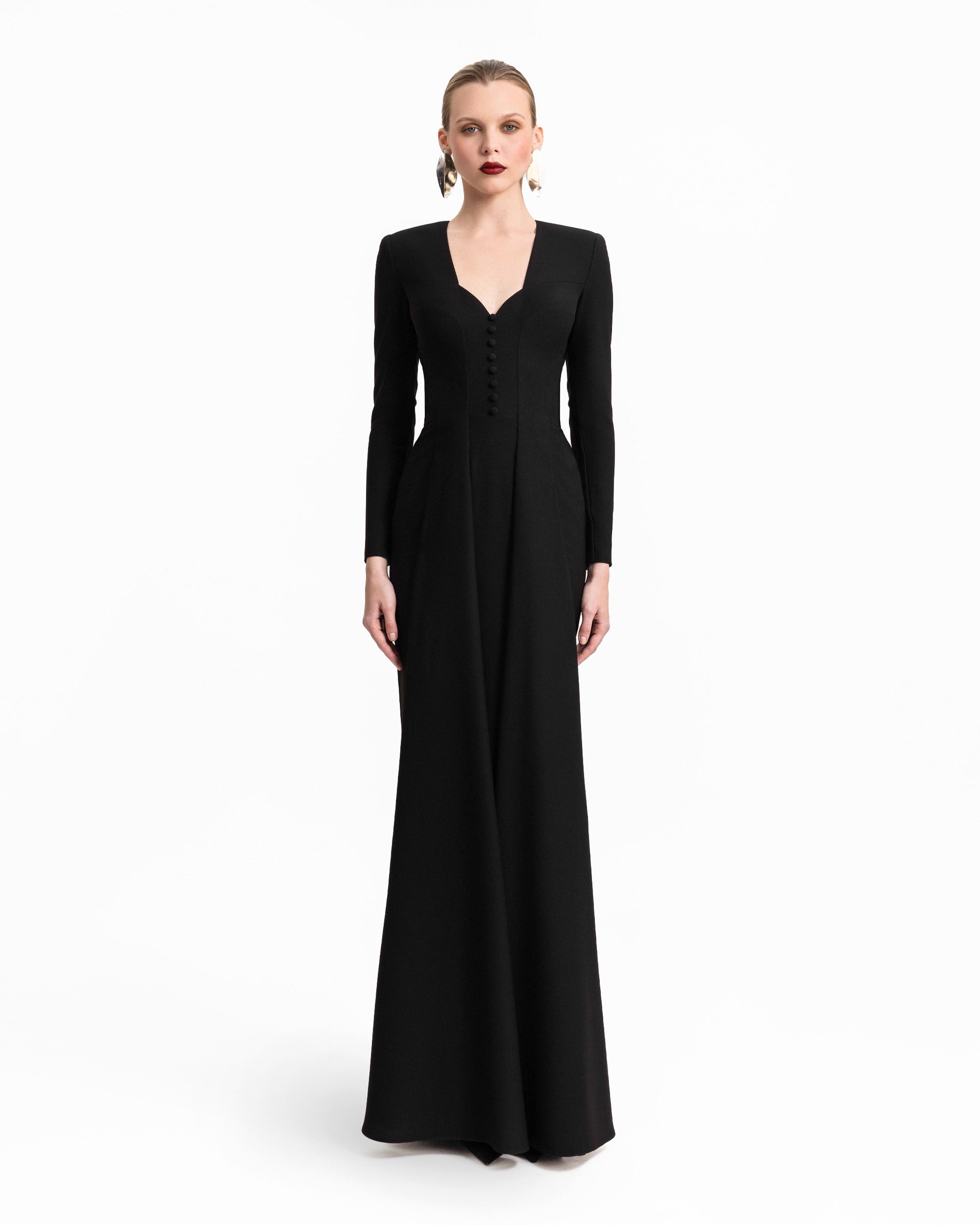 Button-Down Neckline Dress