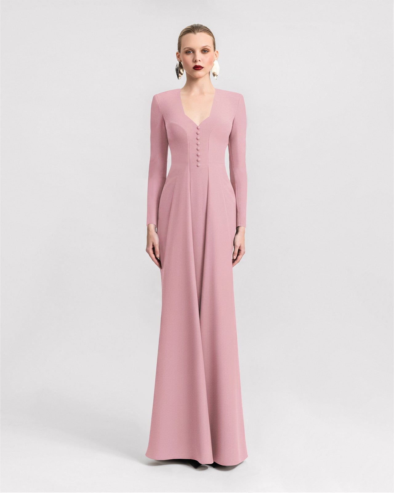 Button-Down Neckline Dress